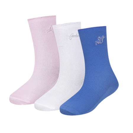 Calcetines Jordan GIRLS SCALLOPED 3 pack Socks Lightweight "Pink Foam"