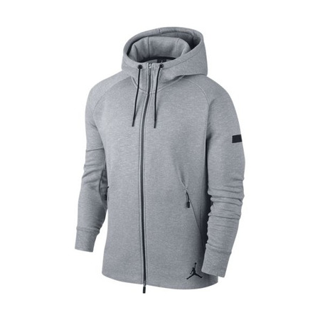 Jordan Icon Fleece Full-Zip Hoodie (065/cool grey/black)