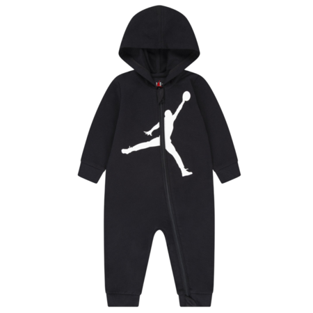 Mono Bebé Jordan Infants Air Jumpman Hooded Coverall "Black"