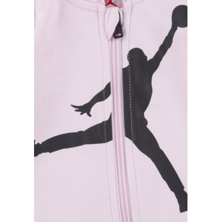 Mono Bebé Jordan Infants Air Jumpman Hooded Coverall "Foam Pink"