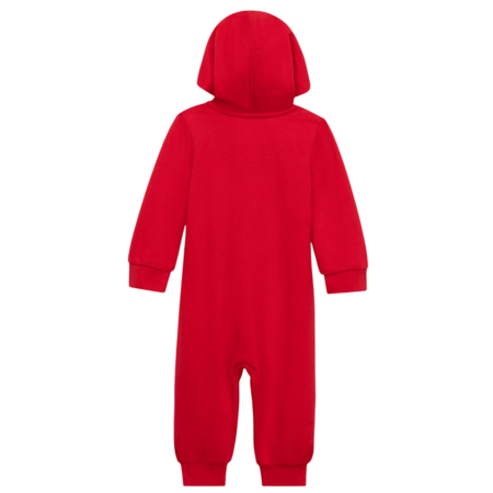 Mono Bebé Jordan Infants Air Jumpman Hooded Coverall "Gym red"