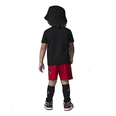 Conjunto Jordan Infants Jumpman Static Tee + Short Mesh Set "Gym Red-Black"