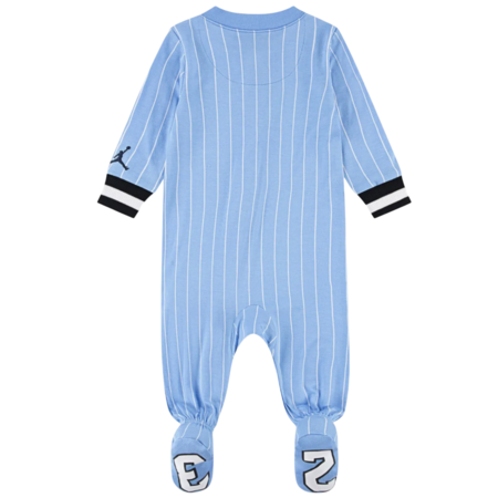 Mameluco Bebé Jordan Infants MJ 23 Jersey Footed Coverall "University Blue"