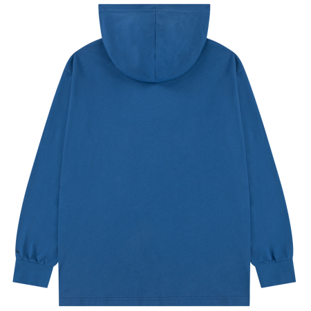 Camiseta Niño/Niña Manga Larga con Capucha Jordan Air Swoosh Jumpman "True Blue"