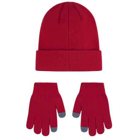 Conjunto Gorro + Guantes Táctiles Jordan Niño/Niña JAN 23 "University Red"