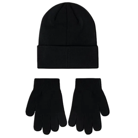 Jordan Kids Jan Essentials Beanie and Gloves 2Pieces "Black"
