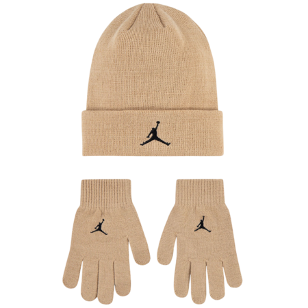 Jordan Kids Jan Essentials Beanie and Gloves 2Pieces "Hemp"
