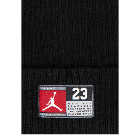 Conjunto Gorro + Guantes Táctiles Jordan Niño/Niña JDB 23 Jersey  "Black-Gym Red"
