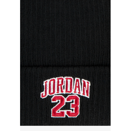 Conjunto Gorro + Guantes Táctiles Jordan Niño/Niña JDB 23 Jersey  "Black-Gym Red"