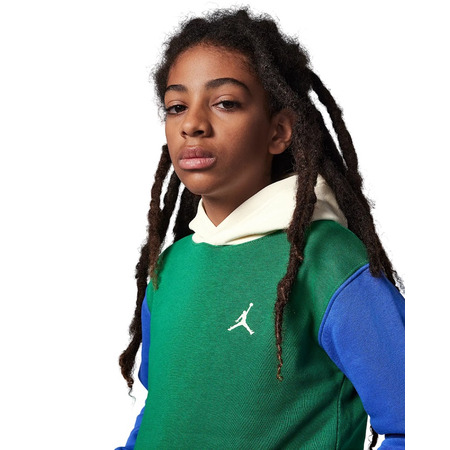 Sudadera Niño/Niña Jordan JDB MJ Brooklyn French Terry "Pine Green-White-Blue"