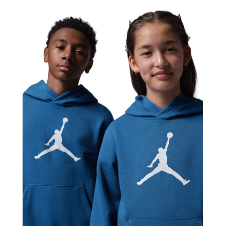 Sudadera Niño/Niña Jordan  Jumbo Jumpman Fleece "True Bule"