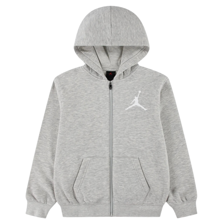 Sudadera Niño/Niña con Cremallera Jordan Jumpman Essential Fleece "Grey Heather"