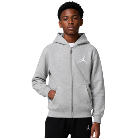 Sudadera Niño/Niña con Cremallera Jordan Jumpman Essential Fleece "Grey Heather"