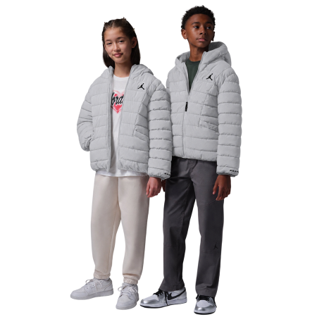 Chaqueta Acolchada Niño/Niña Jordan Midweight Active "Light Smoke Gray"
