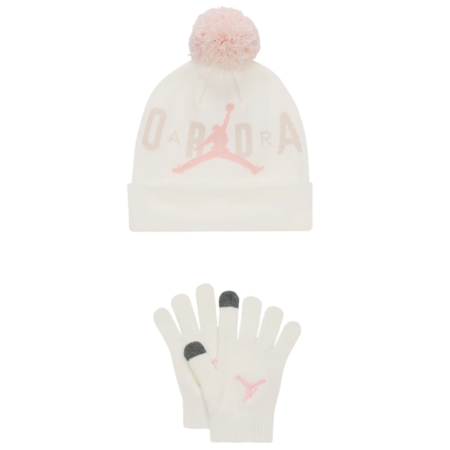 Set Gorro Pompon + Guantes Jordan Kids 2Piece "Sail"