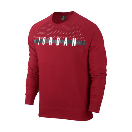 Jordan Seasonal Graphic Crew Sweatshirt (687/gym red/white)