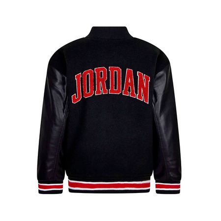 Jordan Kids Varsity Jacket "Black Red"