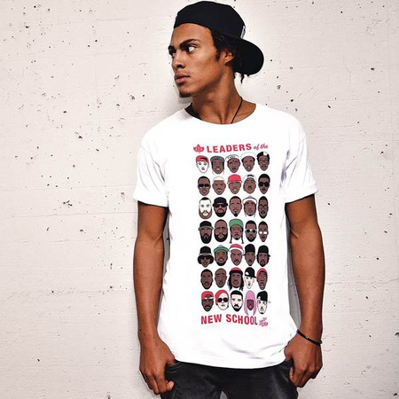 K1X Camiseta It Leader Of The New School Rappers (blanco)
