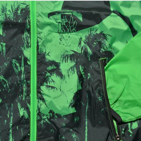 K1X Chaqueta Capucha Paradise Windbreaker (verde/negro)