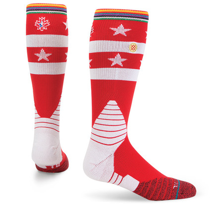 Stance Calcetines NBA ASG West Crew (rojo/blanco)