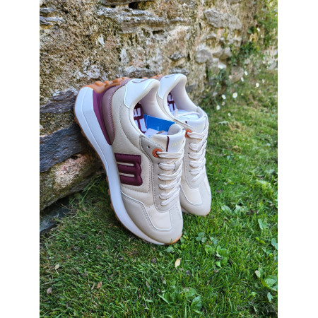 Zapatillas Mustang  Zinc "Abatany Crema"