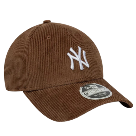 Gorra New Era MLB NY Yankees Cord 9FORTY M-Crown Adjustable Cap "Brown"