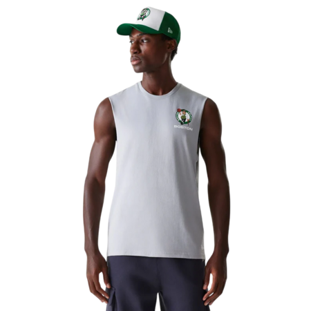 Camiseta sin Mangas New Era NBA Boston Celtics Graphic "Grey"