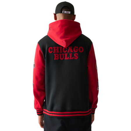 Chaqueta New Era NBA Chicago Bulls H1 SNPFRT 2968 con Botones a Presíon
