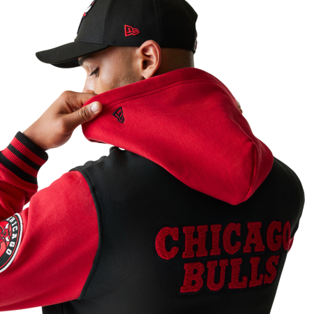 Chaqueta New Era NBA Chicago Bulls H1 SNPFRT 2968 con Botones a Presíon