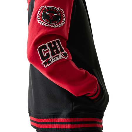 Chaqueta New Era NBA Chicago Bulls H1 SNPFRT 2968 con Botones a Presíon