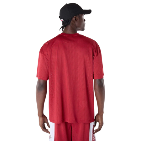 Camiseta Mesh New Era NBA Miami Heat Graphic "DarK Red"