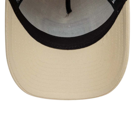 New Era Patch 9FORTY A-Frame Trucker Adjustable Cap "Beige"