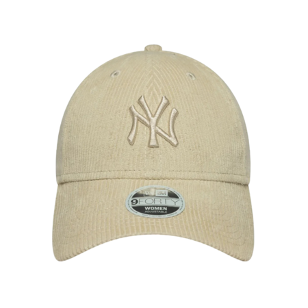 Gorra New Era Wmns MLB NY Yankees Cord 9FORTY Adjustable Cap "Cream"
