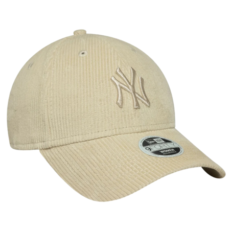 Gorra New Era Wmns MLB NY Yankees Cord 9FORTY Adjustable Cap "Cream"
