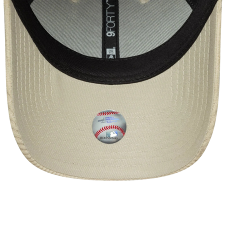 Gorra New Era Wmns MLB NY Yankees Cord 9FORTY Adjustable Cap "Cream"