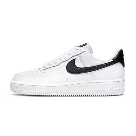 Nike Air Force 1 Low '07 White Black Pebbled Leather