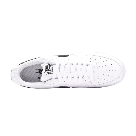 Nike Air Force 1 Low '07 White Black Pebbled Leather