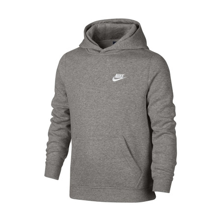 Nike Niño Sportswear Hoodie Boys (063/dk grey heather/white)
