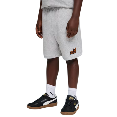 Pantalòn Corto Puma ESS LOGO LAB Relaxed "Light Gray Heather"