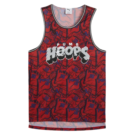 Camiseta de Baloncesto de Tirantes Puma Flagrant Foul "Candy Apple-AOP "