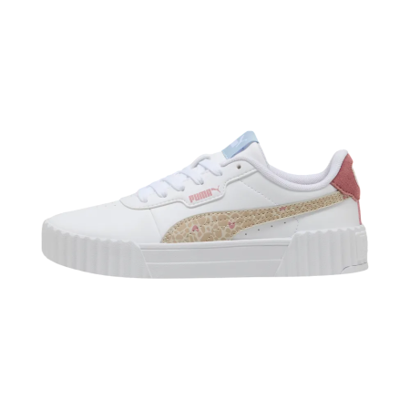 Zapatillas Junior Puma Carina 3.0 Winter Safari Jr. "White-Birch"