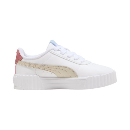 Zapatillas niña Puma Carina 3.0 Winter Safari PS "White-Birch"