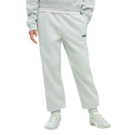 Pantalón Puma ESS 2 COLOR Small No. 1 Logo FL G "Créme De Mint"