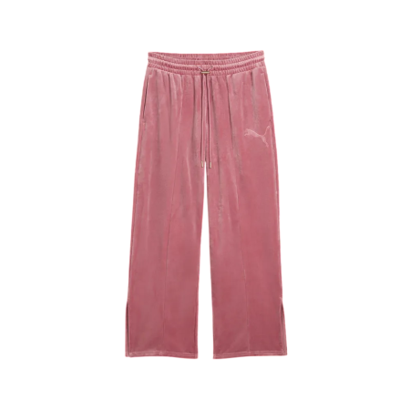 Pantalón recto Puma ESS ELEVATED Comfort Velour  "Dusky Rosewood"