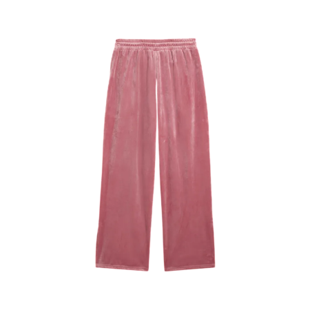 Pantalón recto Puma ESS ELEVATED Comfort Velour  "Dusky Rosewood"