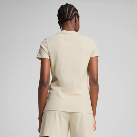 Puma ESS ELEVATED Rib Tee "Alpine Snow"