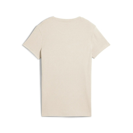Puma ESS ELEVATED Rib Tee "Alpine Snow"