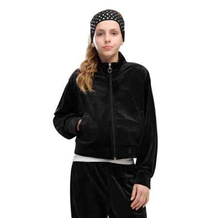 Chaqueta de chica Puma ESS ELEVATED Velour "Black"