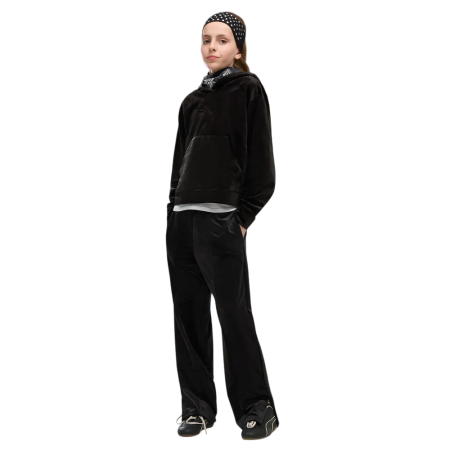 Pantalòn Recto Puma ESS ELEVATED Velour Straight "Black"