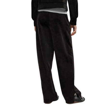 Pantalòn Recto Puma ESS ELEVATED Velour Straight "Black"